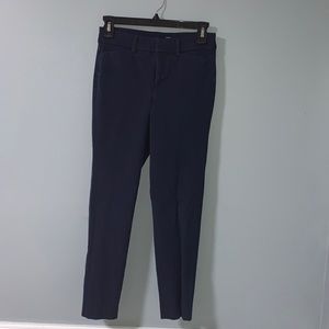 Old Navy High Rise Pixie Navy Blue Size 0 Dress Pants with Secret Smooth Pockets